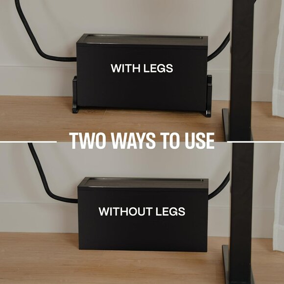 Extra Large Cable Management Box, Wood Cord Hider Box & Organizer for Power Stri - Picture 8 of 8